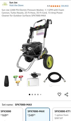 Sun Joe 2200 psi Electric Pressure Washer