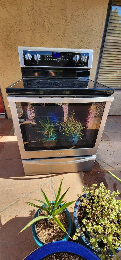 Whirlpool Glasstop Range Stove Oven