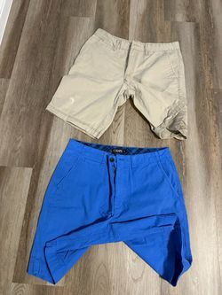 Men's Chino Shorts Bundle – Khaki and Blue