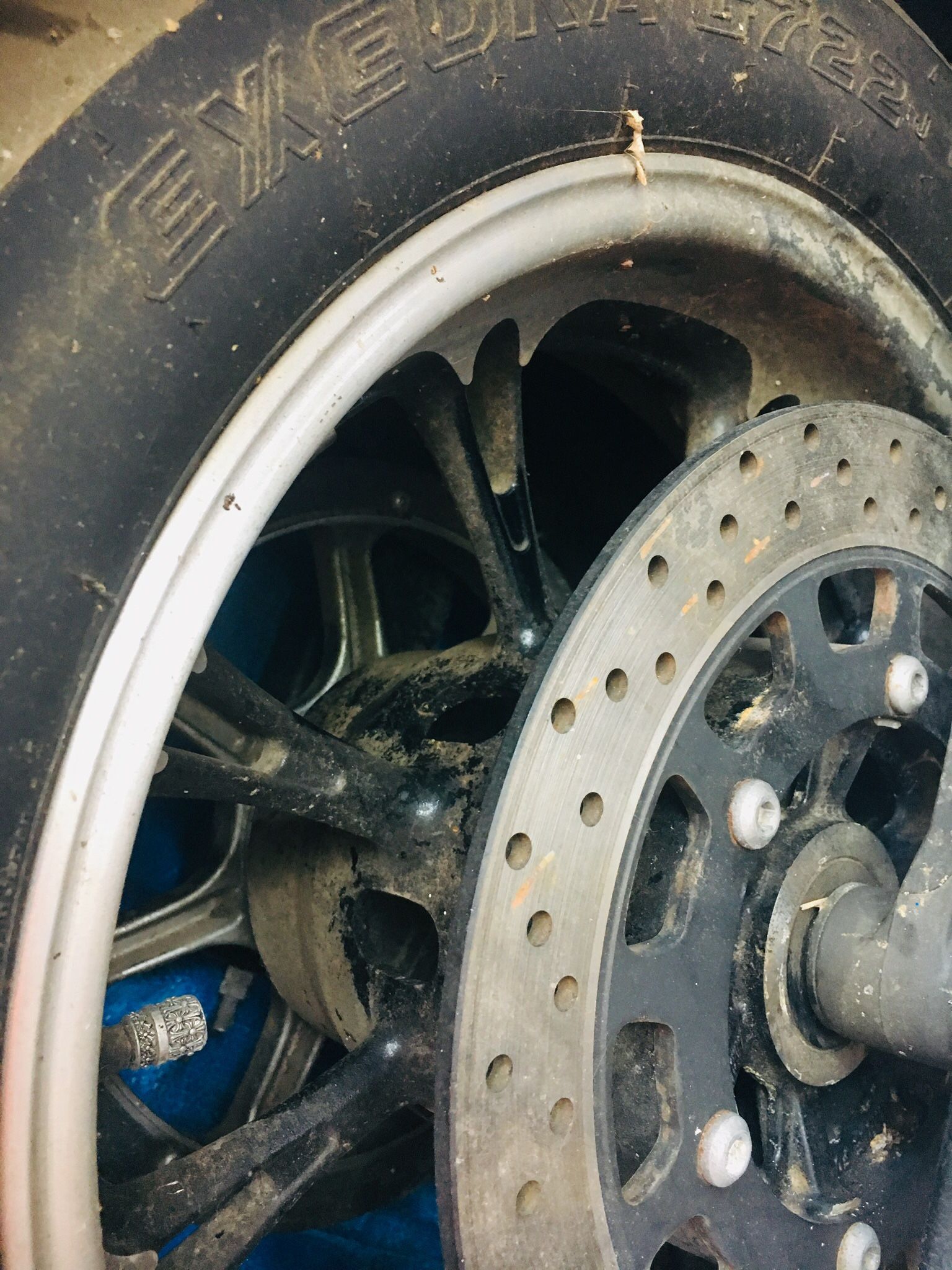 yamaha v star 21 inch front wheel