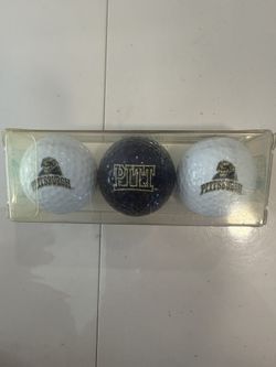 3 BRAND NEW PITSBURGH GOLF BALLS