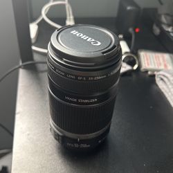 Canon EF-S 55-250mm f/4-5.6 IS Image Stabilizer Telephoto Zoom Lens