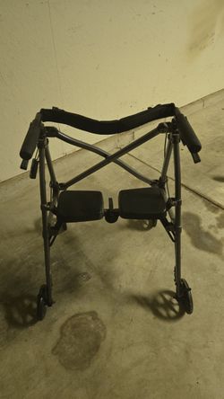 Walker With Seat Attachment