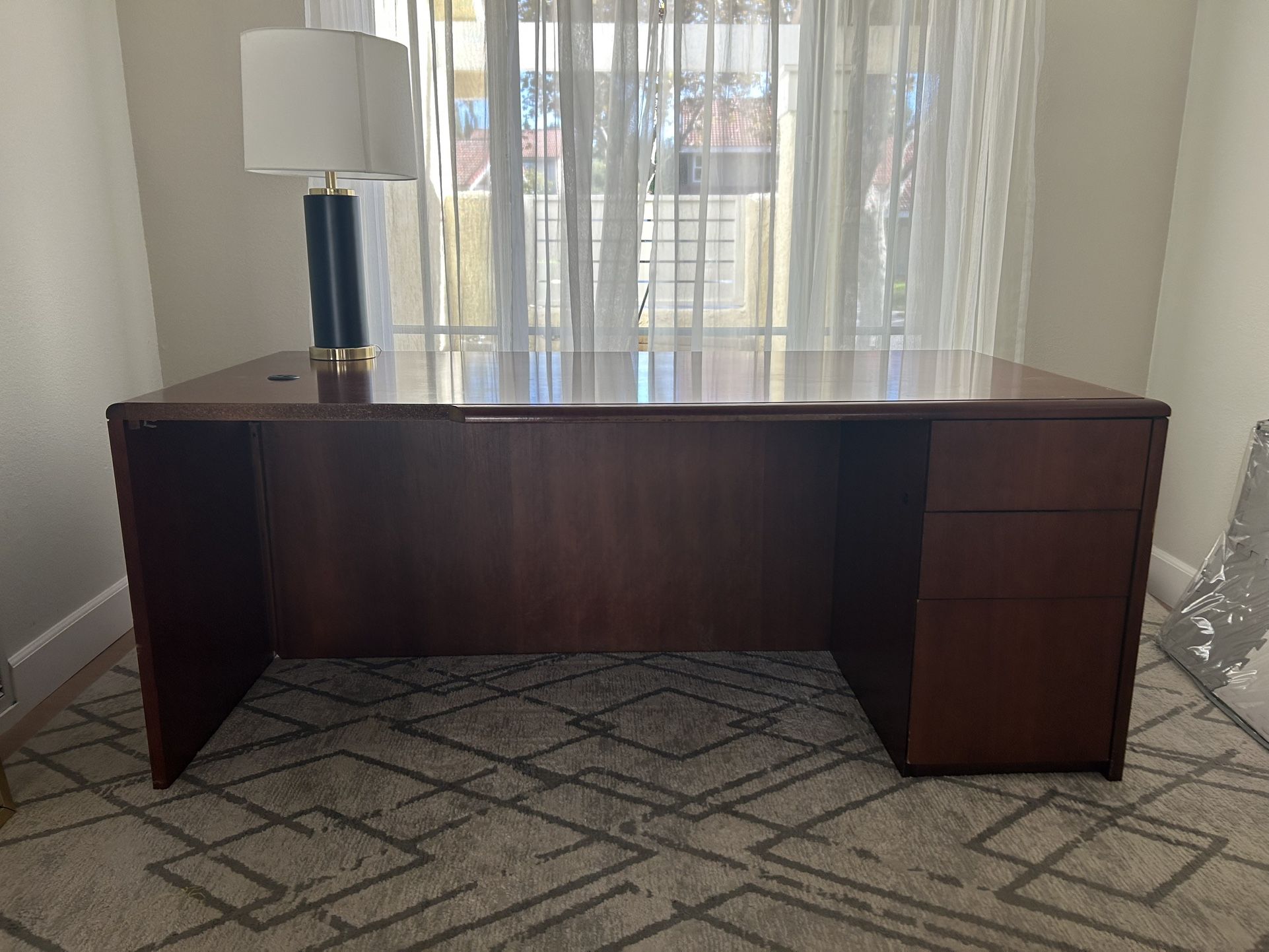 Large Wood Desk