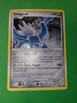 Dialga lv 69 dp49 black star promo