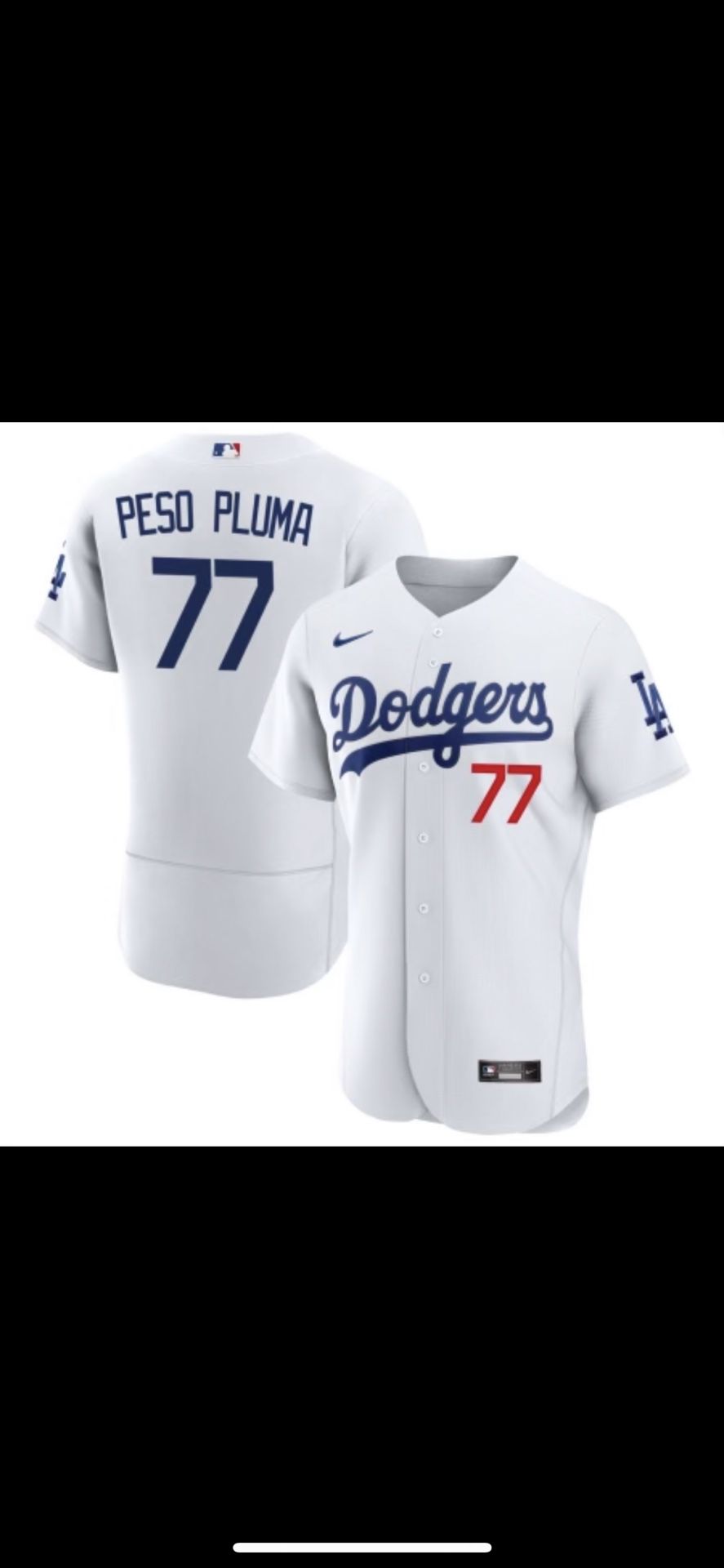 Peso Pluma DODGERS JERSEYS Nike Stitched Mens Womens And Kid Sizes for Sale  in Fontana, CA - OfferUp