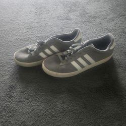 Grey/white Addidas Size 12