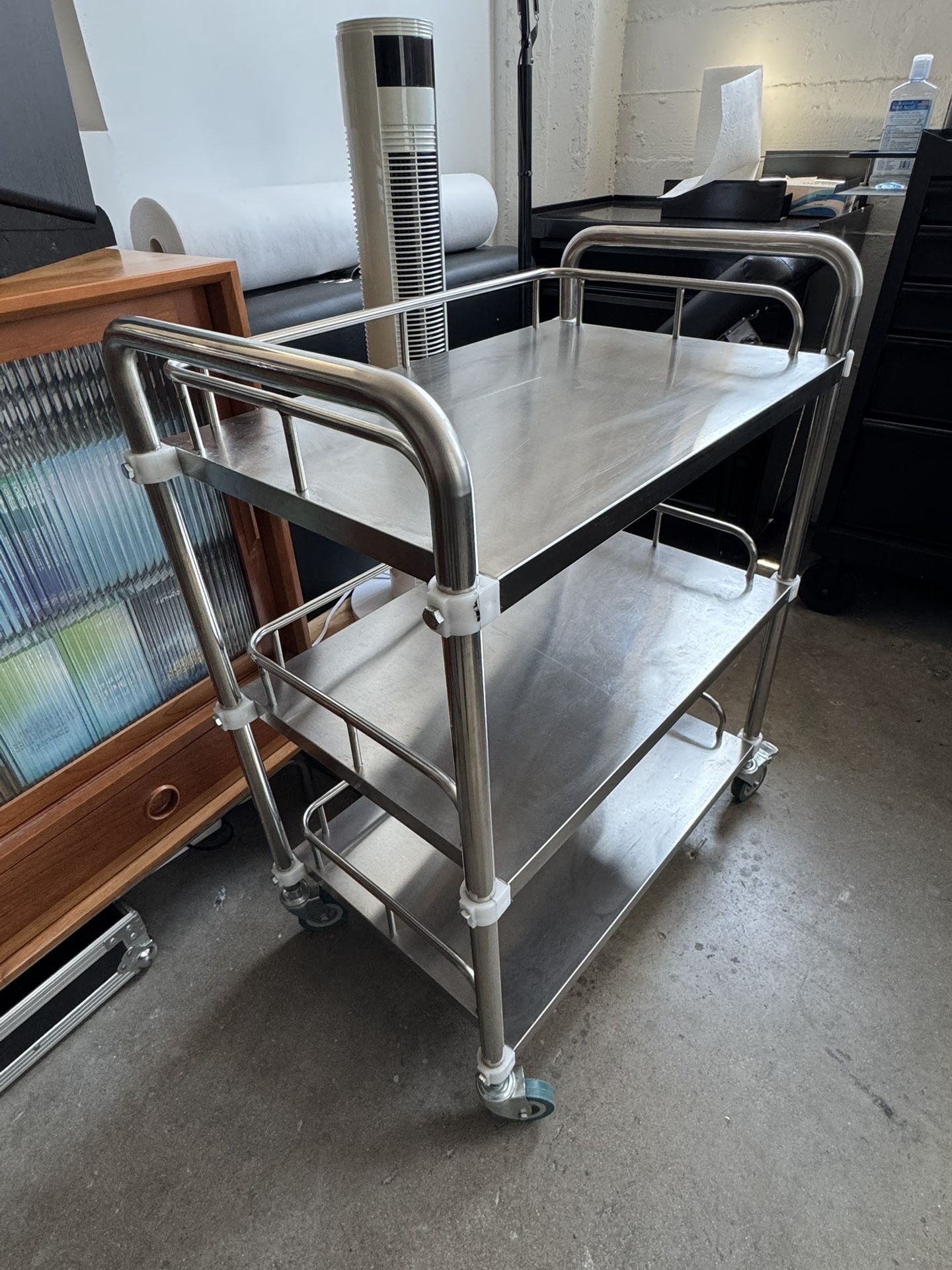 Stainless Steel Medical Cart 6 Available