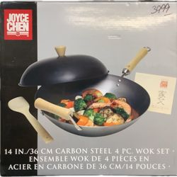 Joyce Chen 14” Carbon Steel 4pc Set 