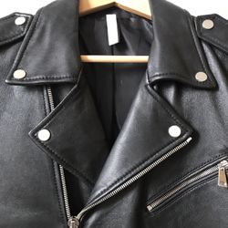 Zara Men’s Biker’s Leather Jacket - New Condition Size M