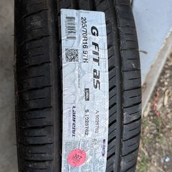 1 New Tire