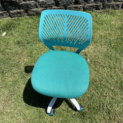 Teal Kids Office Chair