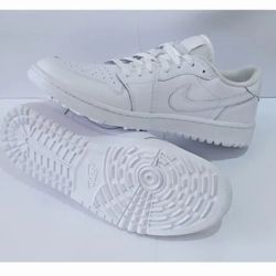 Nike Air Jordan 1 Low G Triple White