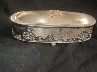 Antique Silver Plated Box
