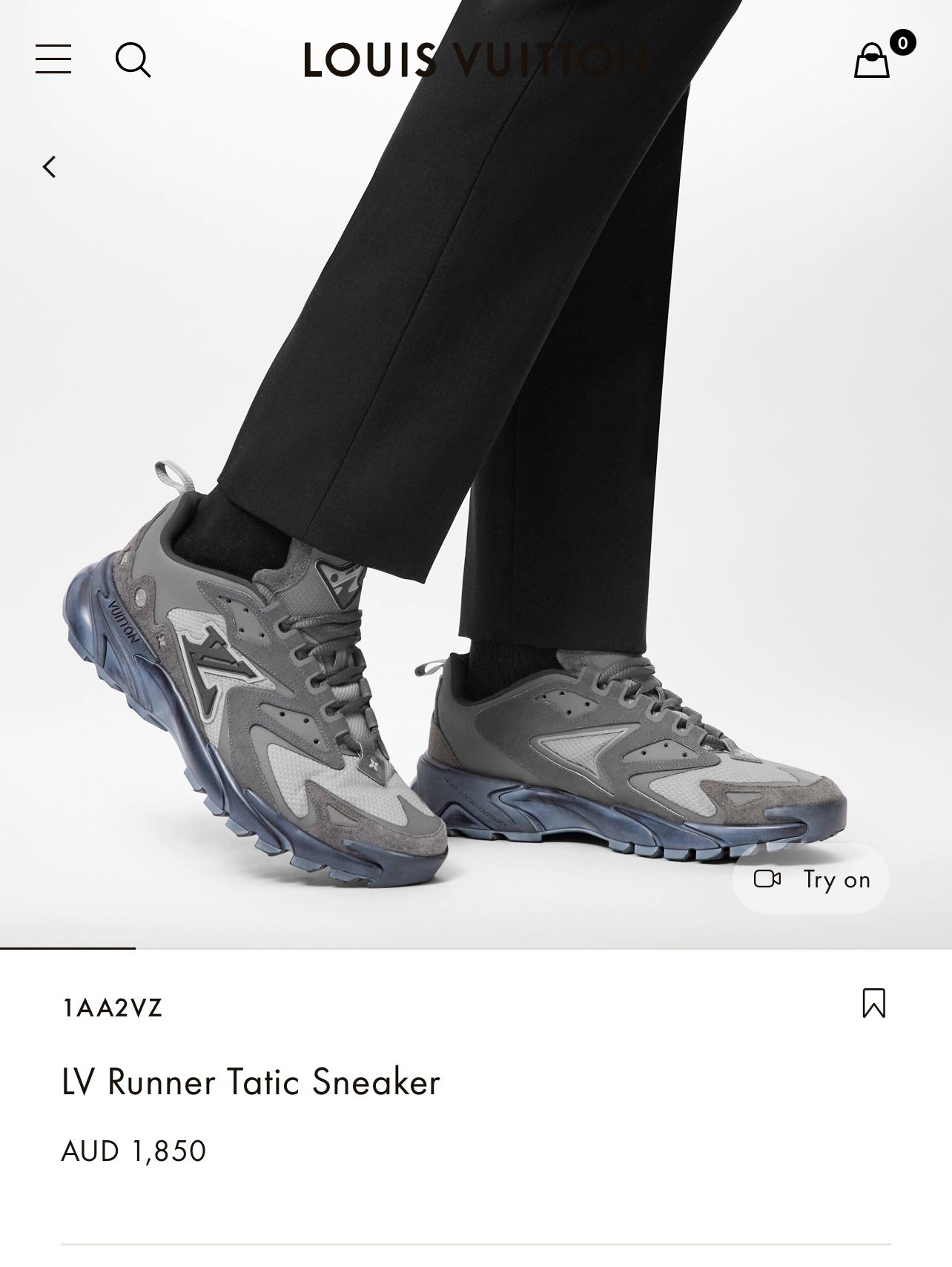 Louis Vuitton - LV Runner Tatic Sneakers Trainers - Black - Men - Size: 07 - Luxury