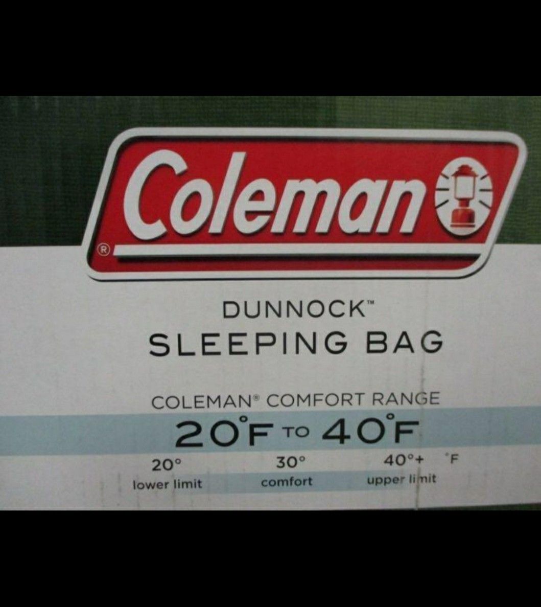 Coleman dunnock sleeping hot sale bag