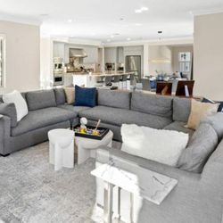 Gray Restoration hardware Sofa