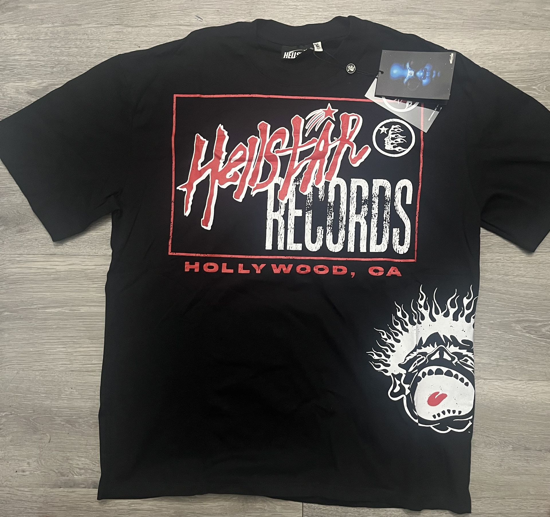 HellStar records Mens T shirt black L