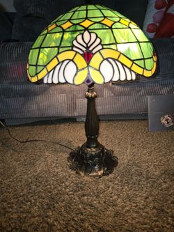 Tiffany style lamp stained glass