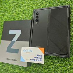SAMSUNG GALAXY Z FOLD 3 5G UNLOCKED.   FREE SMARTWACH/ HEADPHONES. PAY $1 TODAY  REST IN  PAYMENTS.  NO CREDIT NEEDED FINANCING         