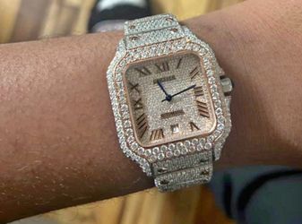 Moissanite Cartier Watch VVS1