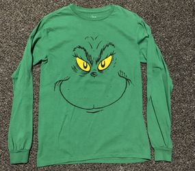 Men or women adult size small the grinch Christmas long sleeve shirt 