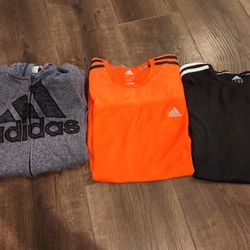 Adidas Hoodie and 2 shirts all for $6