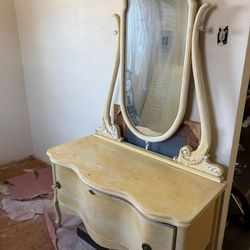 Antique Dresser mirror 