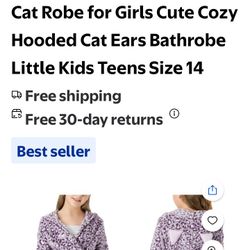 Girls Bathrobe 