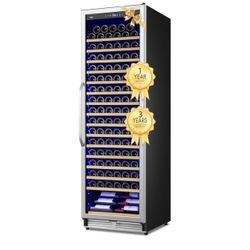 NEW Velieta 190 Bottles Wine Cooler Refrigerator,24 Inch Wide Wine Fridge with Professional Temperature Control