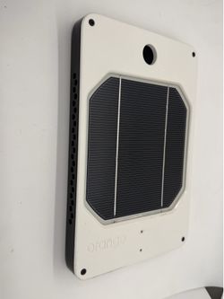 Joos Orange White USB Weather-Resistant Portable Solar Power Battery Charger
