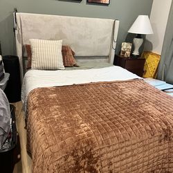 Queen size corduroy bedframe