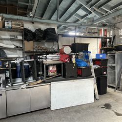 Restaurant/catering/food vendor Lot sale With Van And Trailer 