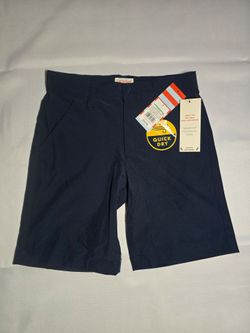 Cat & Jack Boys Navy Blue Quick Dry School Uniform Shorts Size 7
