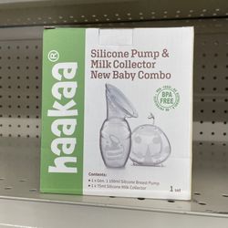 Haakaa Silicone Pump & Milk Collector New Baby Combo