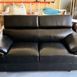 Genuine Leather Couch