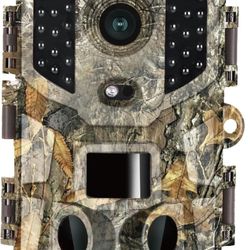 Trail Camera 1080P 24MP IP66 Waterproof with Night Vision Clear 100ft Motion