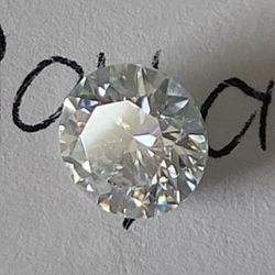 White Round Diamond .78ct