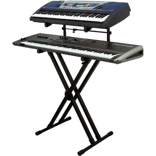 OnStage Deluxe Heavy Duty x 2Tier Keyboard Stand for Sale in Redmond