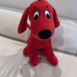 13" Plush Sitting Clifford The Big Red Dog Stuffed Animal Toy