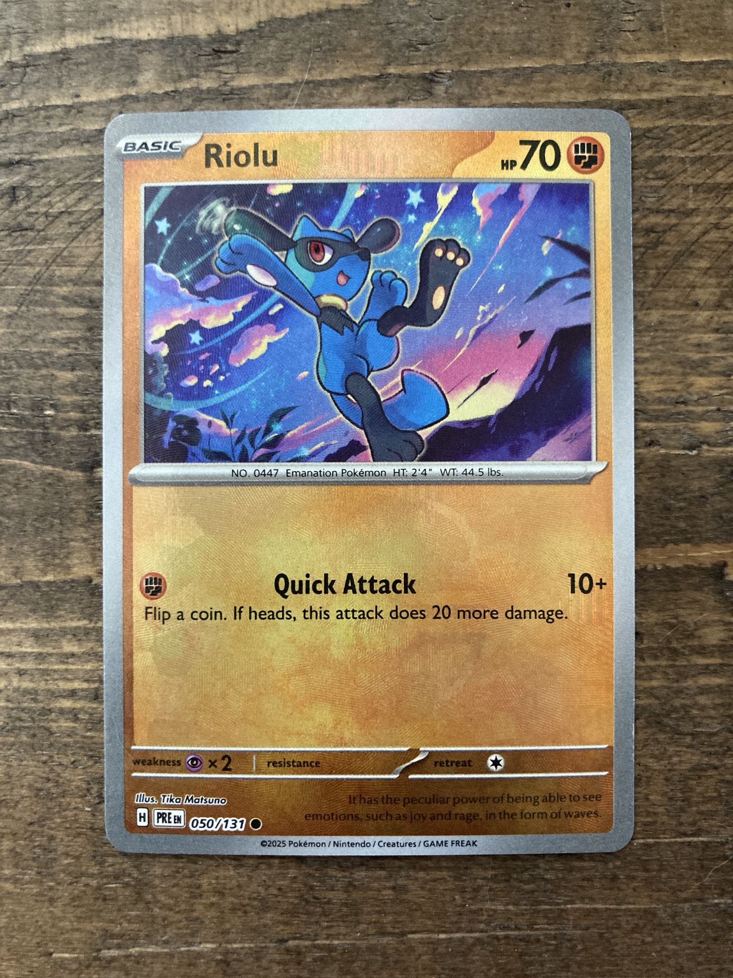 Riolu (Master Ball Pattern) - SV: Prismatic Evolutions 