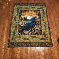 Hand Made,Raven Quilt