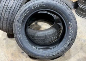 FREE DELIVERY Bridgestone All Season tires 275/55/20 99% tread Fits Tahoe Silverado F150 TundrA