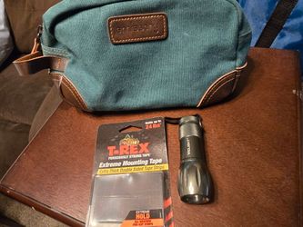 $20 Bundle! Emissary Canvas Toiletry Bag + LED Flashlight + T-Rex Tape