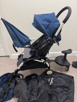 Babyzen YOYO Stroller with Ride-On Board and Accessories