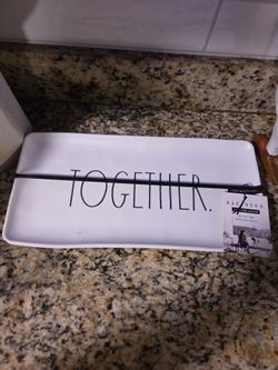 Rae Dunn 2 serving tray