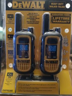 Dewalt Walkie Talkies Brand New series 300 I have 2.$60 each