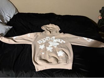 Tan SP5der hoodie size small