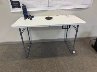 two foldable tables