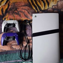 PS5 Pro With 2 Controllers